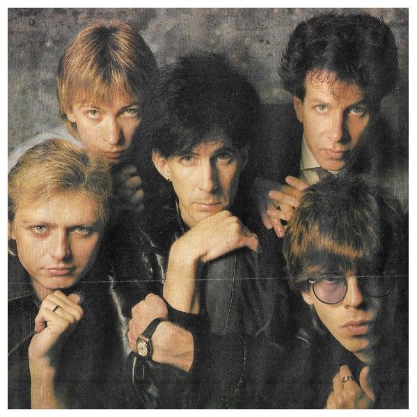 Cars, The / Group Photo-Ric Ocasek in Center / 1984