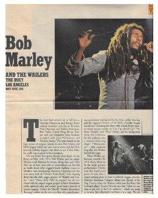 Marley, Bob / The Roxy / 1976