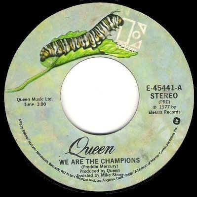 Queen / We Are the Champions / Elektra E-45441 | Seven Inch Vinyl Single (1977)