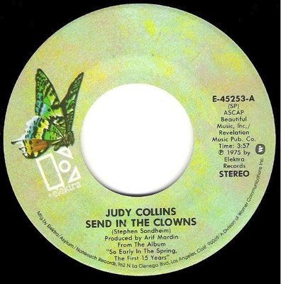 Collins, Judy / Send In the Clowns / Elektra E-45253 | Seven Inch Vinyl Single (1975)