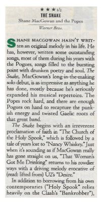 MacGowan, Shane / The Snake / 1996