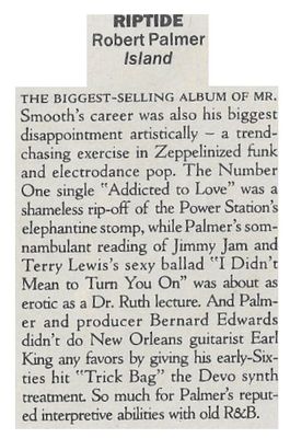 Palmer, Robert / Riptide / 1986