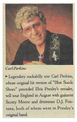 Perkins, Carl / Tour of England / 1992