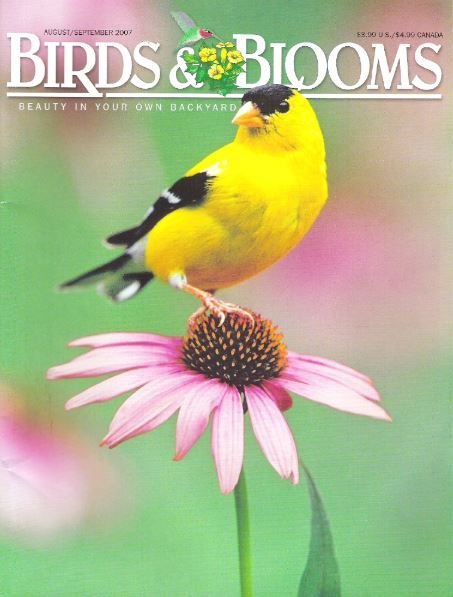 Birds + Blooms / American Goldfinch / August - September | Magazine (2007)