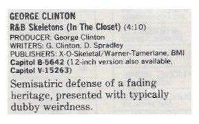 Clinton, George / R&amp;B Skeletons (In the Closet) / 1986