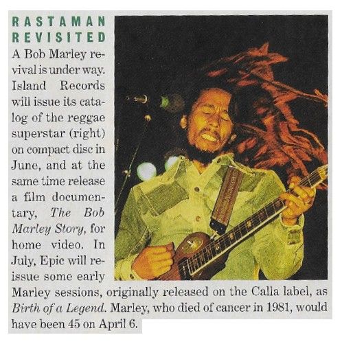 Marley, Bob / Rastaman Revisited / 1990