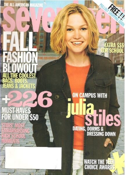 Seventeen / Julia Stiles - September | Magazine (2002)