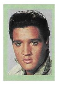 Presley, Elvis / Closeup-Striped Shirt / 1960s