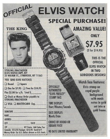 Presley, Elvis / Official Elvis Watch / 1995