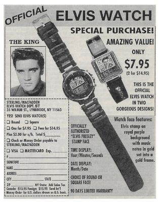 Presley, Elvis / Official Elvis Watch / 1995