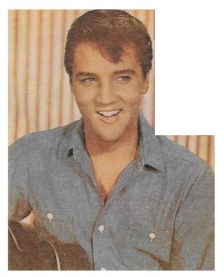 Presley, Elvis / Blue Shirt-with Guitar