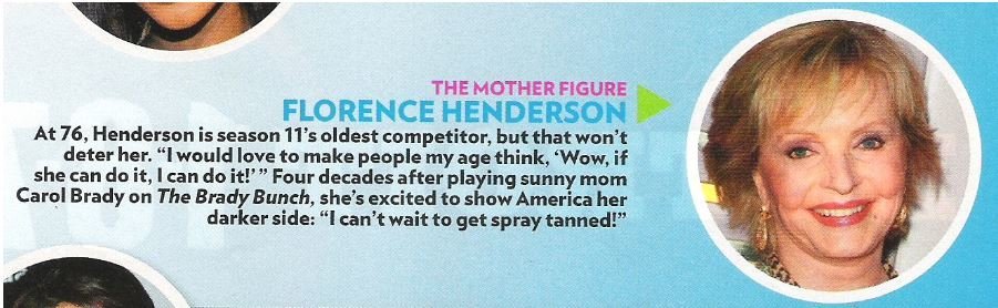 Henderson, Florence / The Mother Figure - Dancing With the Stars (2010)