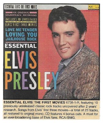 Presley, Elvis / Essential Elvis: The First Movies / 1988