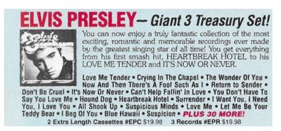 Presley, Elvis / Giant 3 Treasury Set!