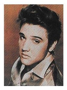 Presley, Elvis / Closeup-Orange Tones / 1950s