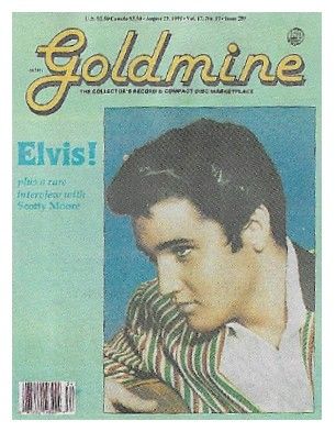 Presley, Elvis / Goldmine Cover Photo / 1991