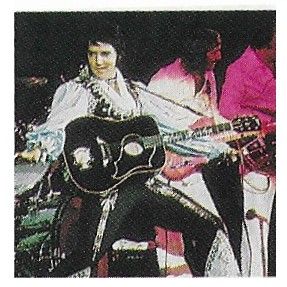 Presley, Elvis / On Stage-Black Guitar-Looking to His Right / 1970s