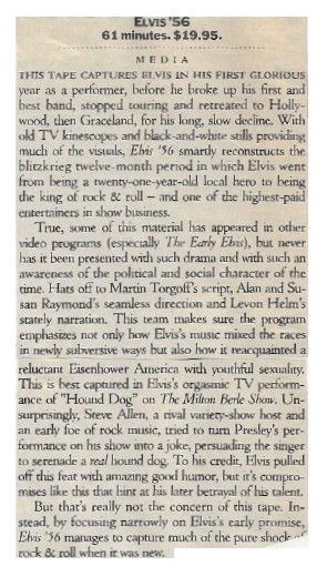Presley, Elvis / Elvis &#39;56 / 1988