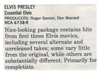 Presley, Elvis / Essential Elvis / 1988