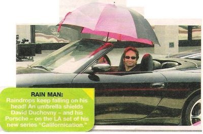 Duchovny, David / Rain Man | Magazine Photo with Caption (2007)