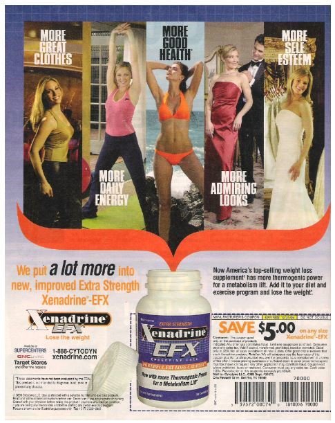 Xenadrine / EFX - Extra Strength | Magazine Ad (2006)