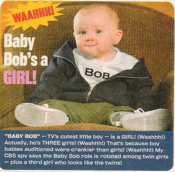 Baby Bob (TV Show) / Baby Bob's a Girl! | Magazine Photo with Caption (2002)