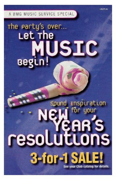 BMG Music Service / New Year&#39;s Resolutions / 1996