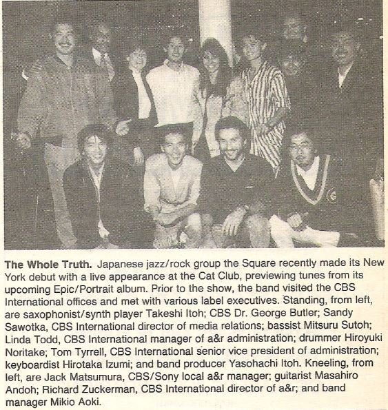 T-Square / The Whole Truth | Magazine Photo + Article (1987)