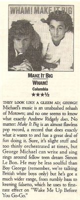 Wham! / Make It Big | Album Review (1985)