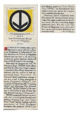 Pursuit of Happiness / The Downward Road / 1993