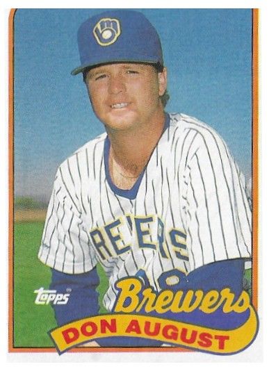 August, Don / 1989 Milwaukee Brewers / Topps #696