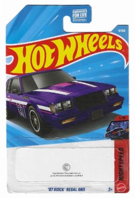 Hot Wheels / '87 Buick Regal GNX / 2025