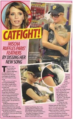 Barton, Mischa / Catfight! Mischa Ruffles Paris' Feathers / 2006