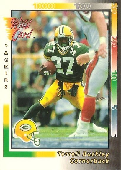 Buckley, Terrell / Green Bay Packers / Wild Card No. 413 | Football Trading Card (1992)