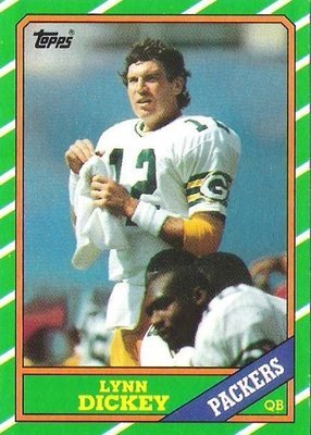 Dickey, Lynn / Green Bay Packers / Topps No. 214 | Football Trading Card (1986)