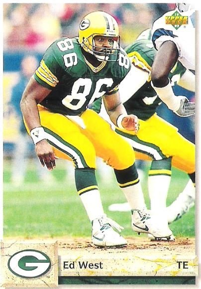 West, Ed / Green Bay Packers / Upper Deck No. 446 | Football Trading Card (1992)