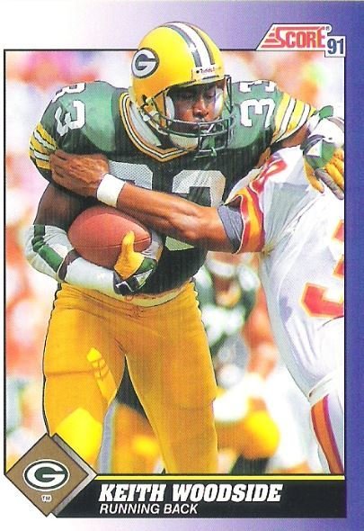 Woodside, Keith / Green Bay Packers / Score No. 33 | Football Trading Card (1991)
