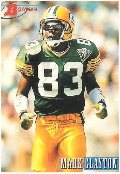 Clayton, Mark / Green Bay Packers / Bowman No. 214 | Football Trading Card (1993)