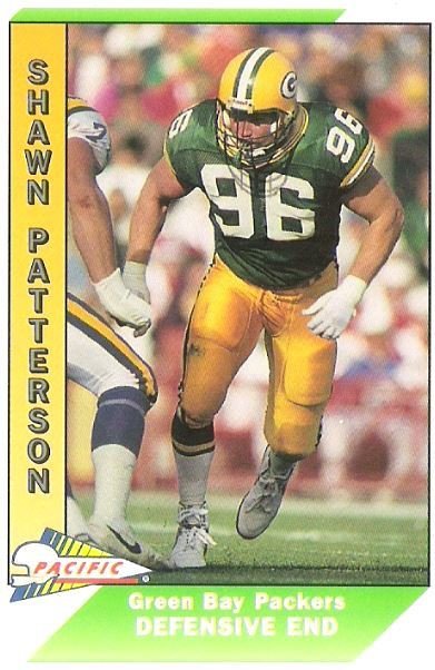Patterson, Shawn / Green Bay Packers / Pacific No. 164 | Football Trading Card (1991) / Rookie Card