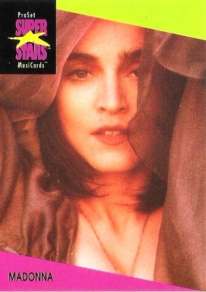 Madonna / ProSet SuperStars MusiCards #68 | Music Trading Card (1991)
