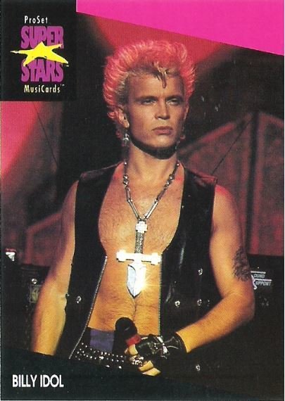 Idol, Billy / ProSet SuperStars MusiCards #187 | Music Trading Card (1991)