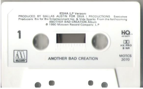 Another Bad Creation / Iesha / Motown MOTCS-2070 | 1990
