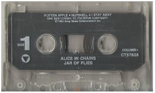 Alice In Chains / Jar of Flies / Columbia CT-57628 | Cassette (1993)