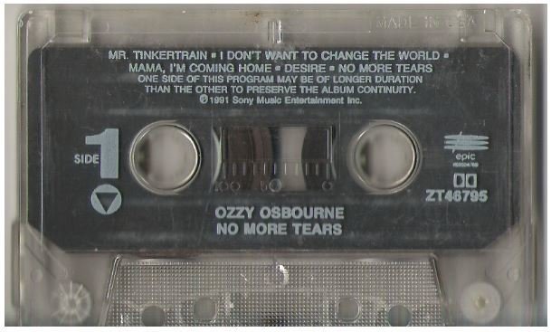 Osbourne, Ozzy / No More Tears / Epic ZT-46795 | 1991