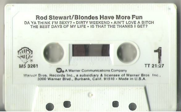 Stewart, Rod / Blondes Have More Fun / Warner Bros. M5-3261 | 1978