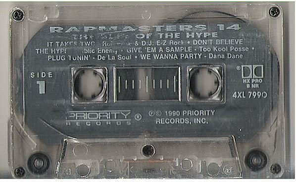 Various Artists / Rapmasters 14 - The Best of the Hype / Priority 4XL-7990 | Cassette (1990)