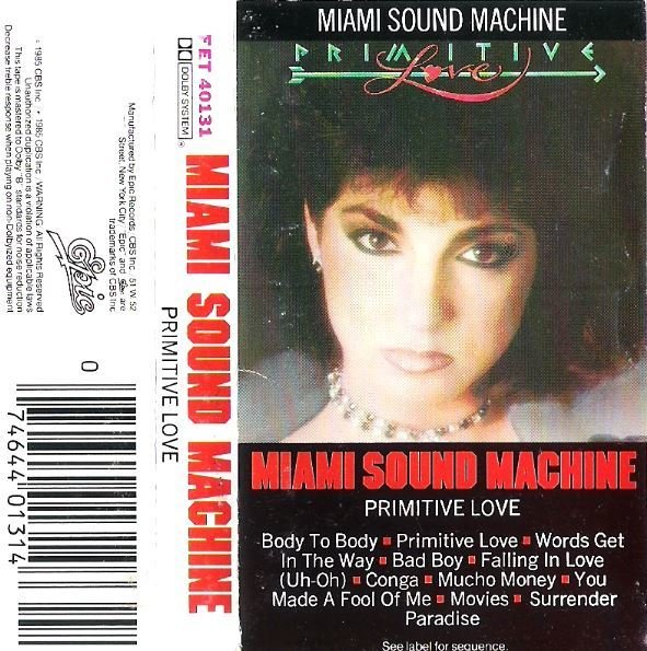 Estefan, Gloria / Primitive Love / Epic FET-40131 | 1985 | Miami Sound Machine