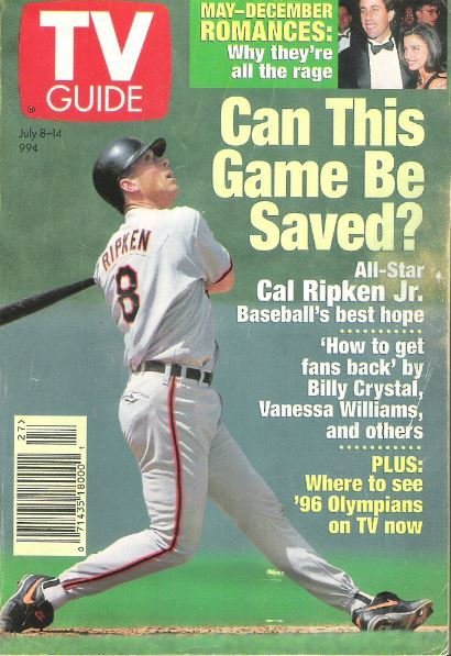 Ripken, Cal (Jr.) / TV Guide / Can This Game Be Saved? / July 8, 1995