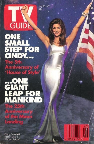 TV Guide / Cindy Crawford / One Small Step for Cindy / July 16, 1994