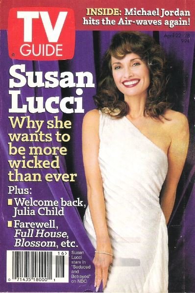 TV Guide / Susan Lucci - Why She Wants to be More Wicked Than Ever / April 22, 1995 | Magazine